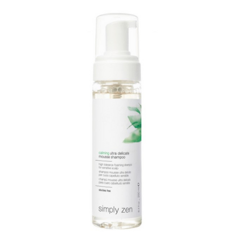 simply zen calming ultra delicate mousse sampon